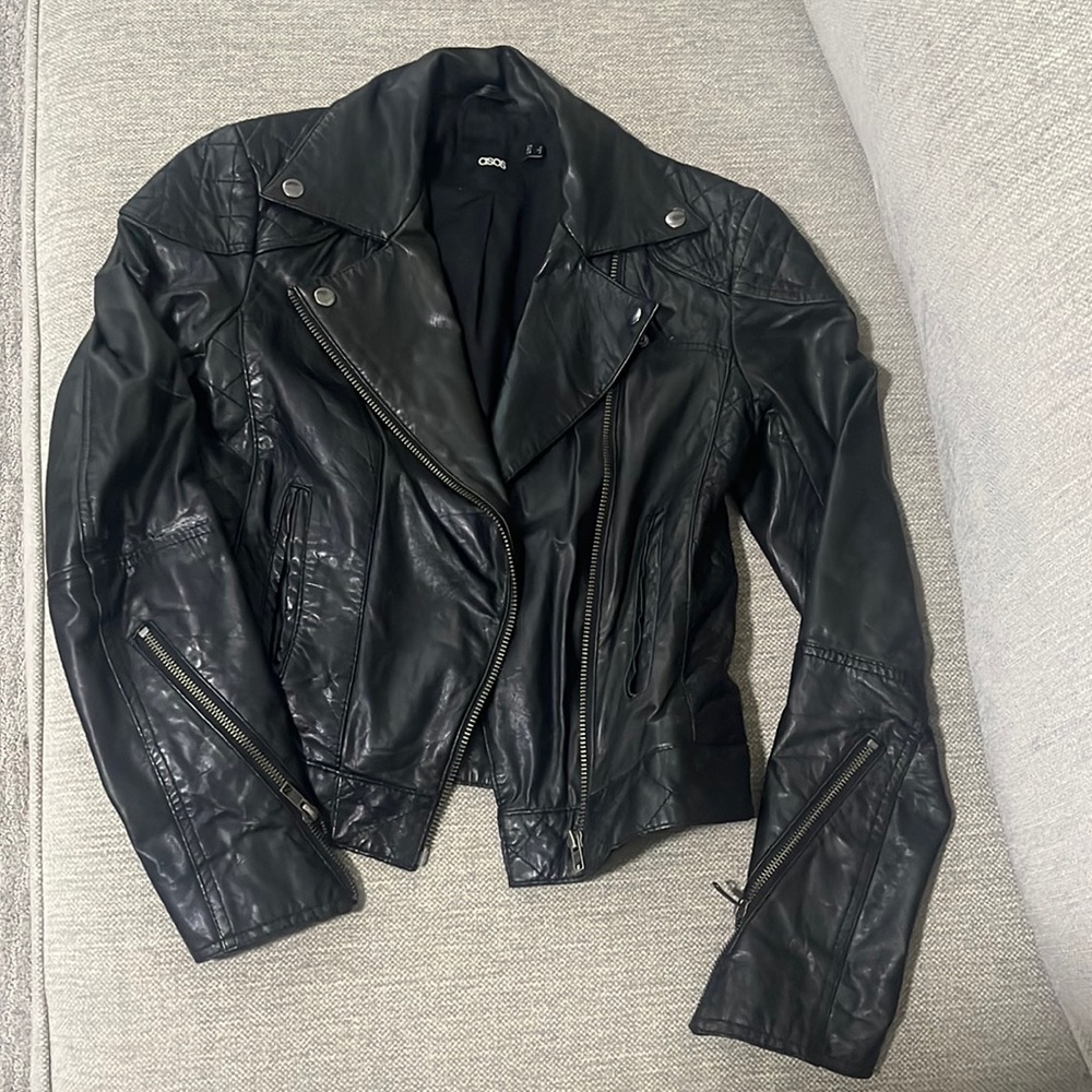 Genuine leather ASOS jacket